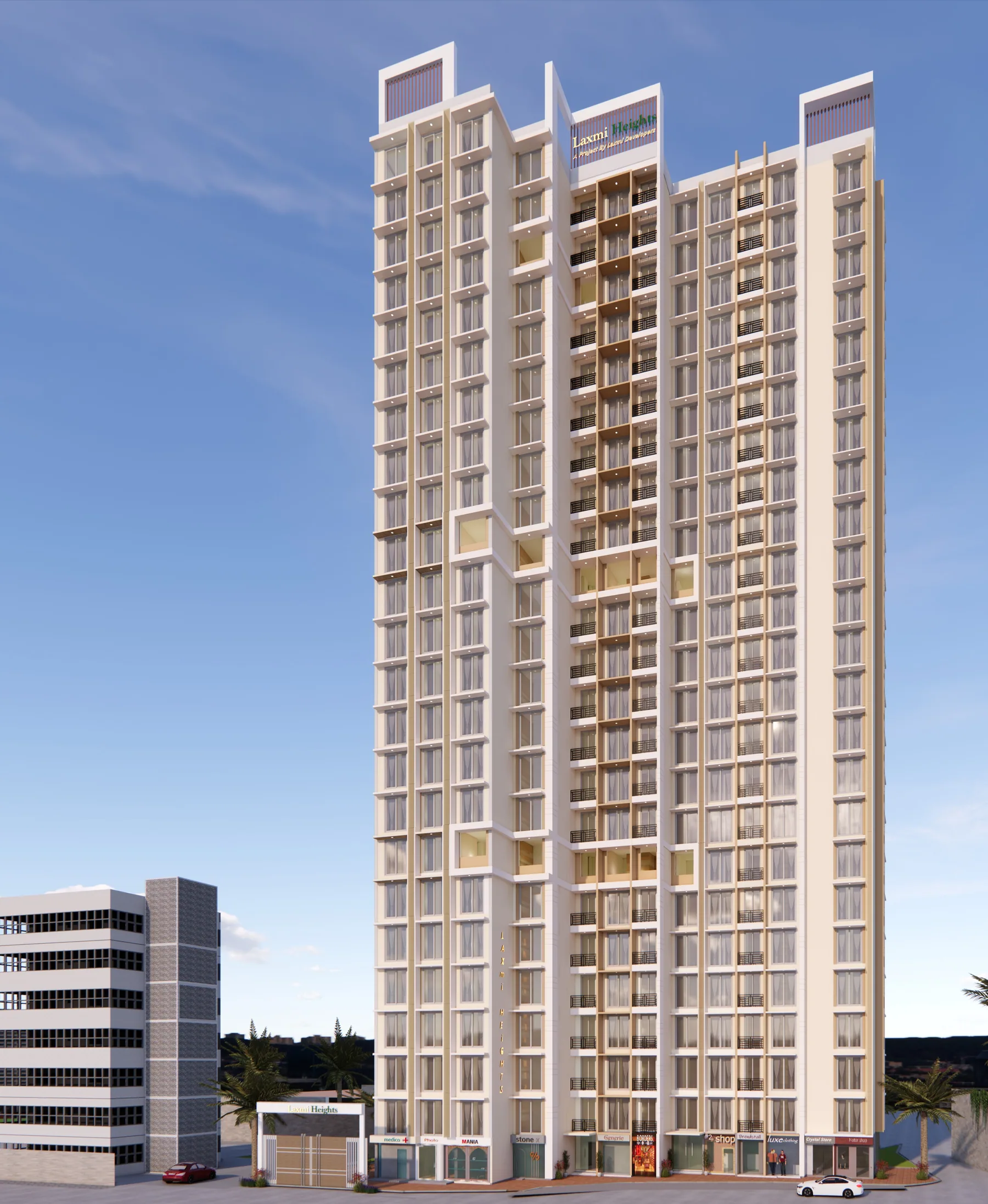 Alternate facade treatment study
